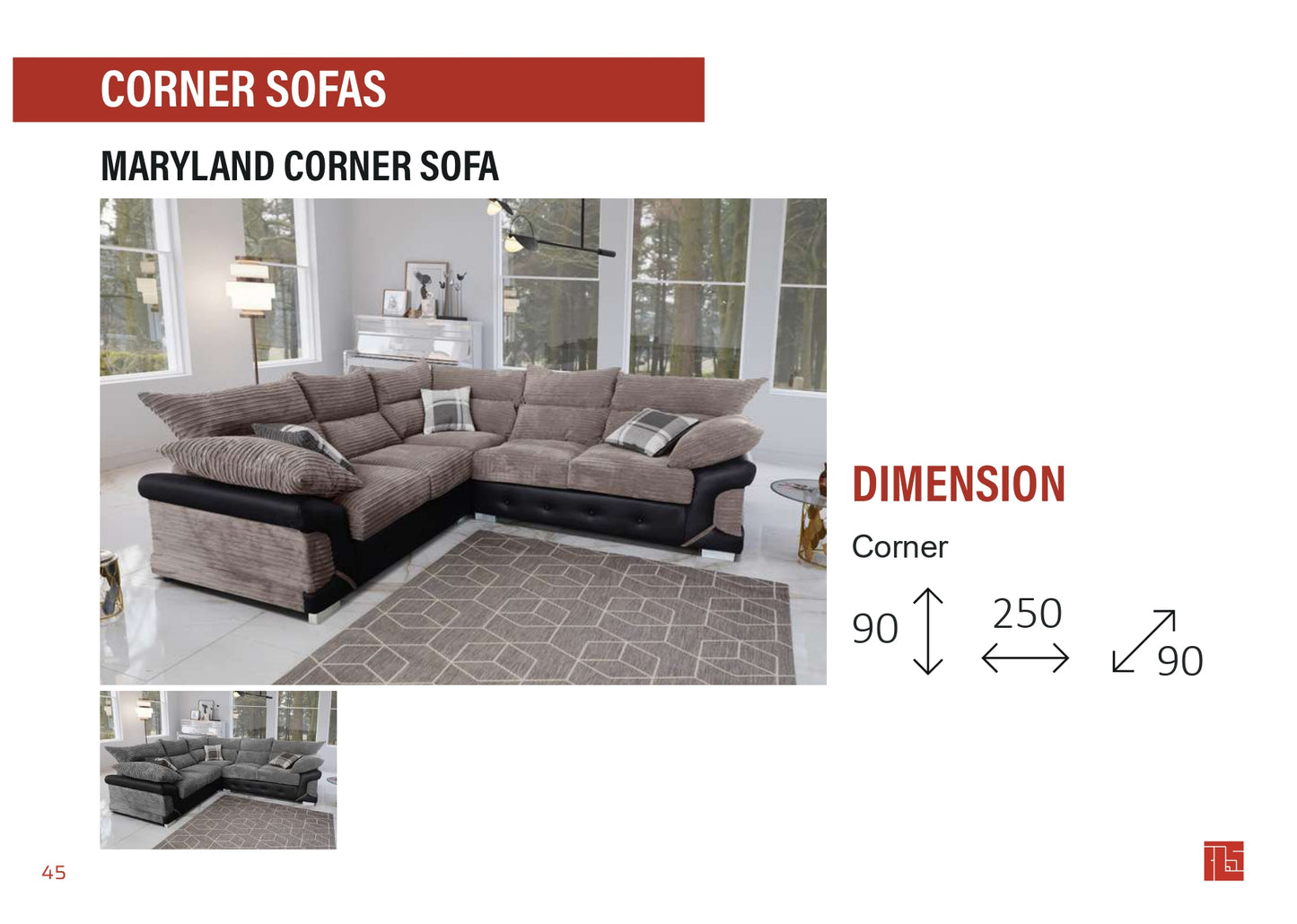 Maryland Corner Sofa
