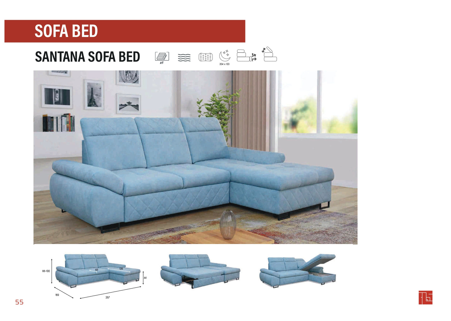 Santana Sofa Bed