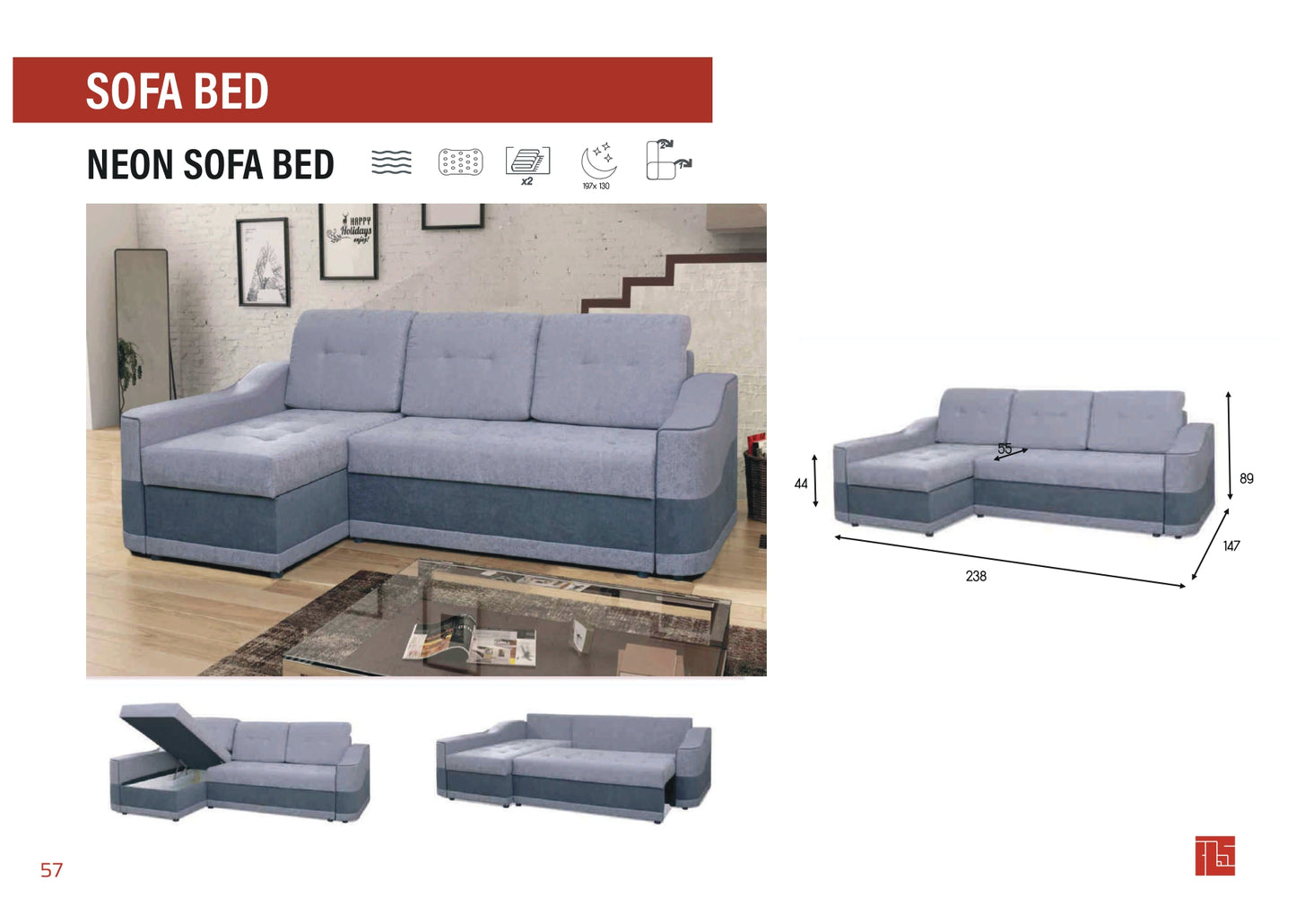 Neon Sofa Bed