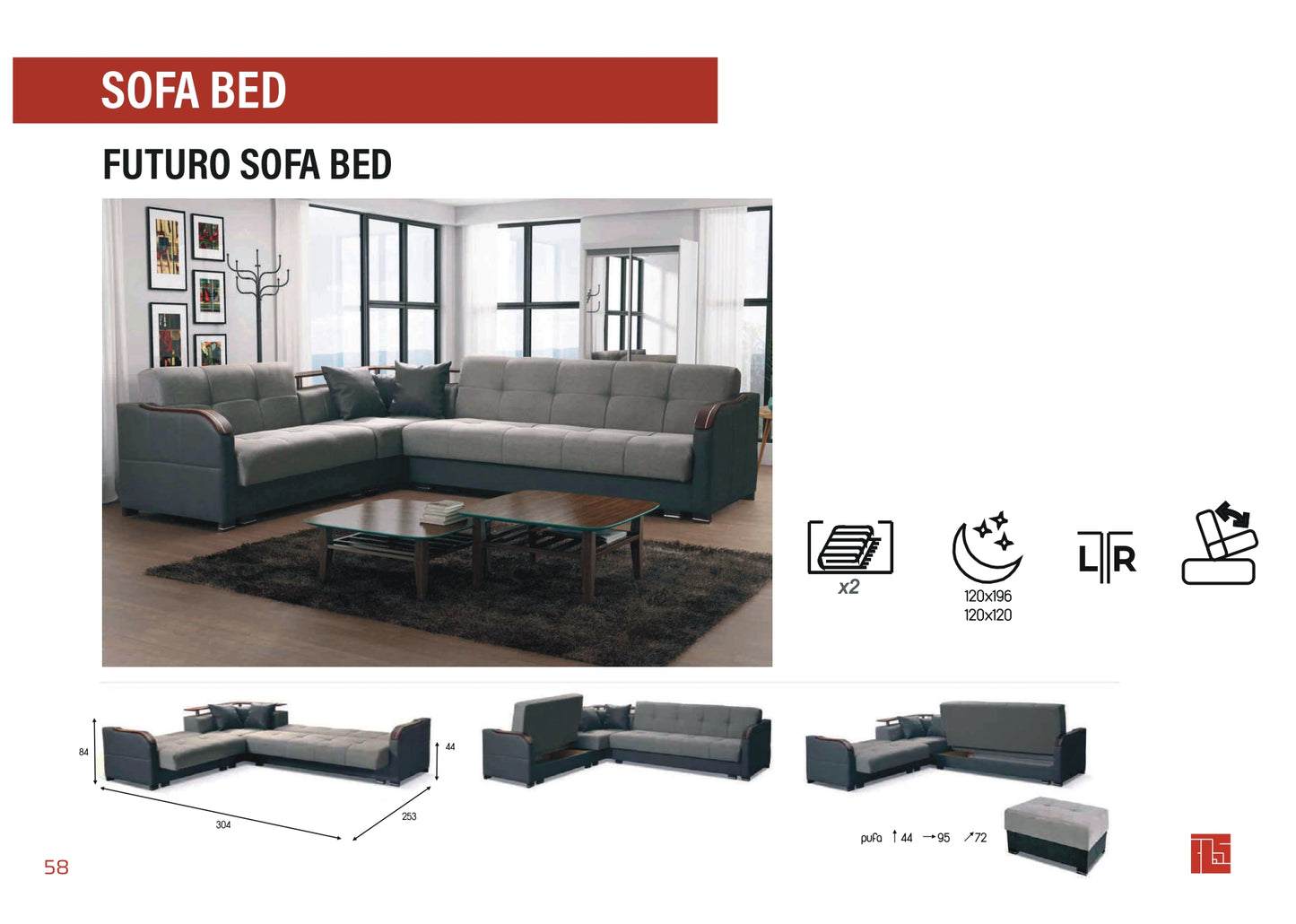 Futuro Sofa Bed