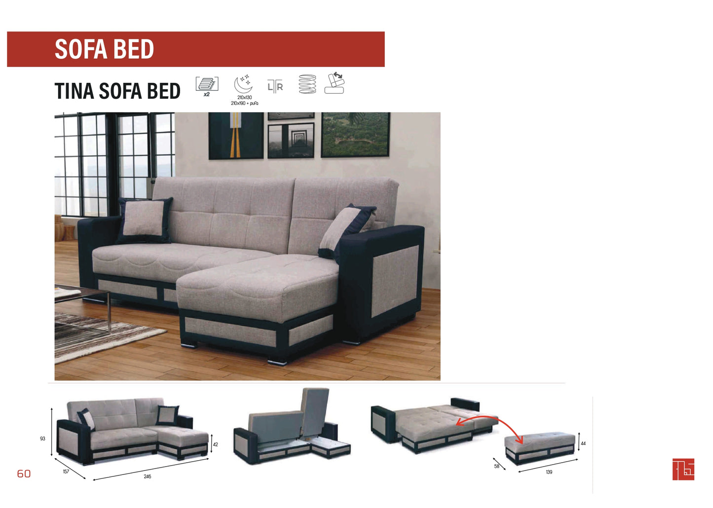 Tina Sofa Bed