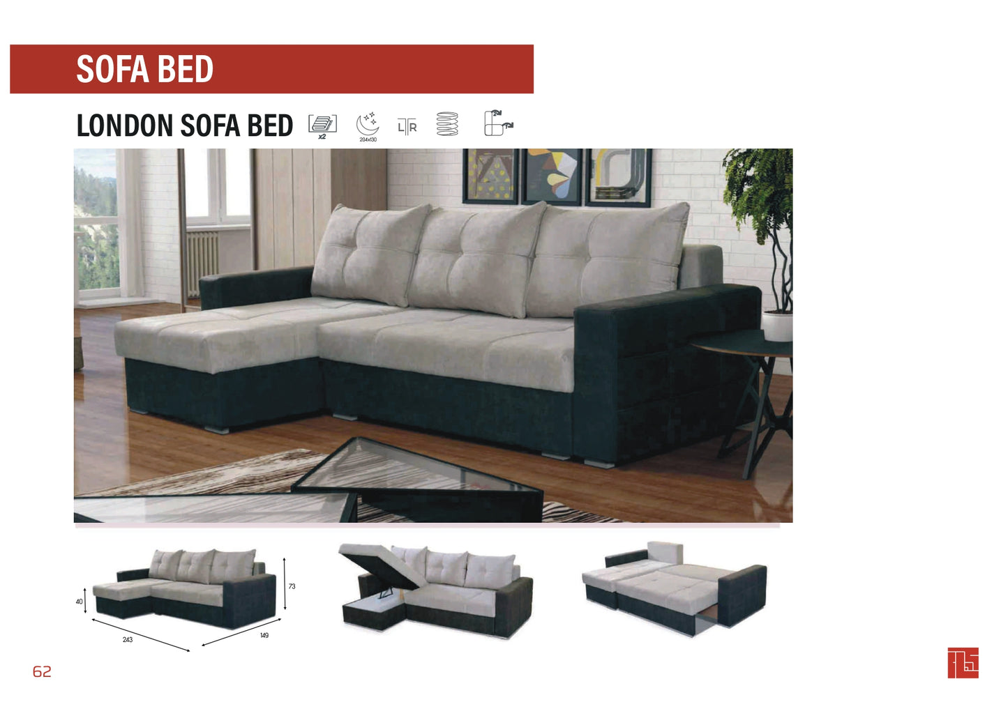 London Sofa Bed