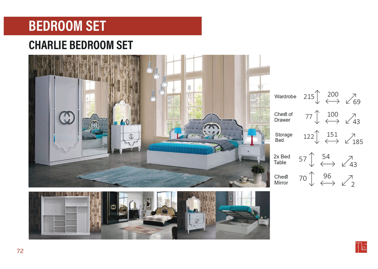 Charlie Bed Room Set
