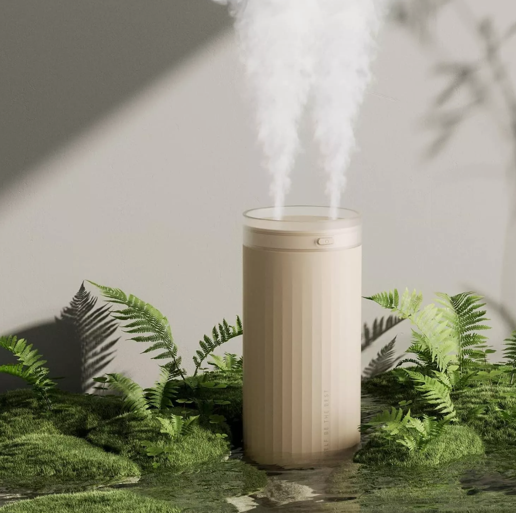 JISULIFE Small Humidifier, 500ml Portable Mini Humidifier, Personal Cool Mist
