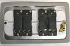 Philex Chrome Flat style 4 Gang Switch