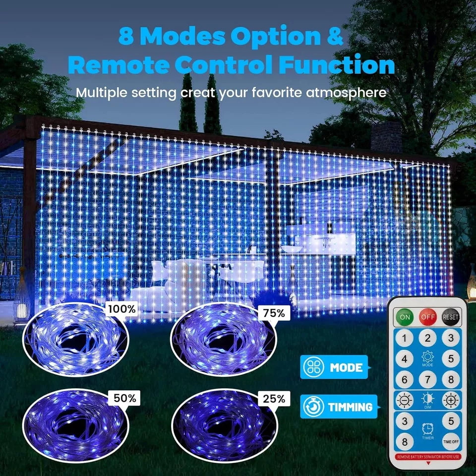 Solar Curtain Lights
