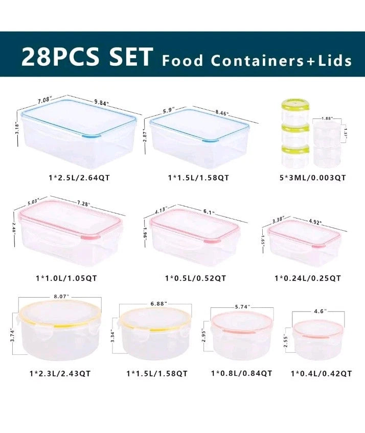 28-Piece Food Storage Set