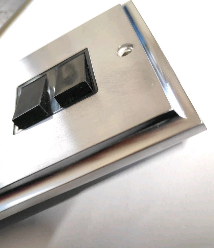 Light Switch 4 Gang Chrome