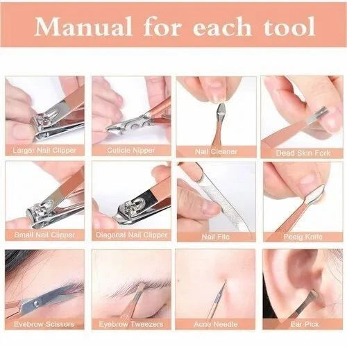 Manicure Set Professional 12 in 1
