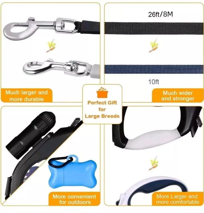 WOT I Retractable Dog Lead