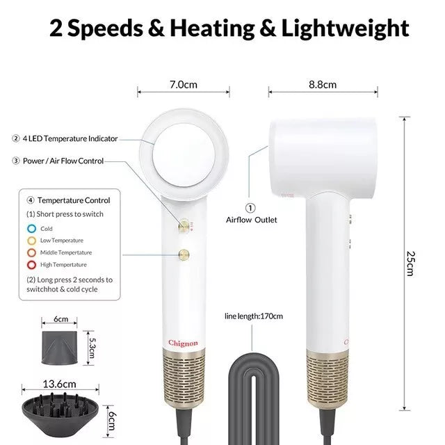Chignon High Speed Hairdryer