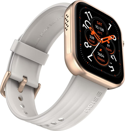 Noise ColorFit Pro 6 Smartwatch – 1.85" AMOLED Always-On Display, Bluetooth Calling, IP68, 7-Day Battery – Jet Black | Ivory Gold | Ice Blue