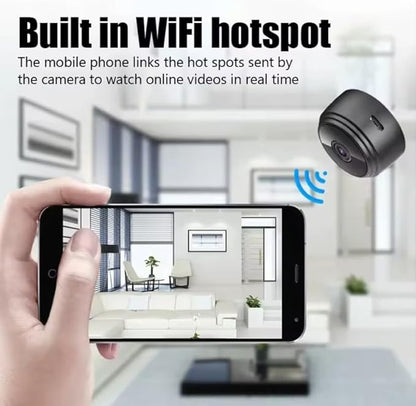 A9 Mini Wi-Fi Security Camera – 1080P HD, Wireless IP Camera with Night Vision & Motion Detection