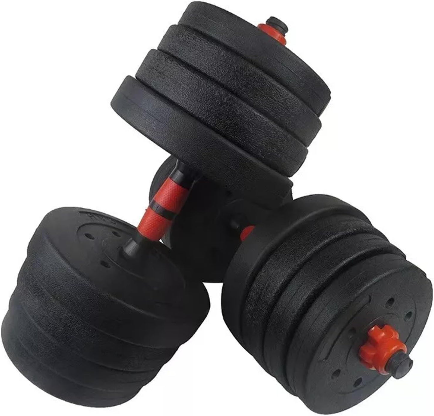 6-in-1 Adjustable Dumbbell, Barbell & Kettlebell Set – 20kg to 40kg – Customisable Home Gym Strength Training Weights