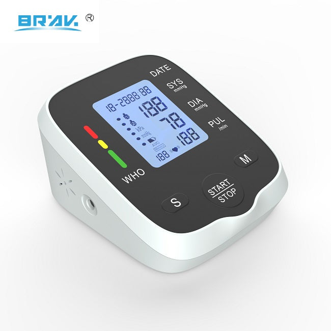 Upper Arm Electronic Blood Pressure Monitor BP-203 | Automatic Digital BP Machine with Large Display