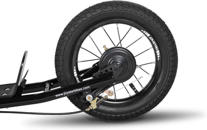 Kids Scooter with 16" Rubber Front Wheel - Dark Green
