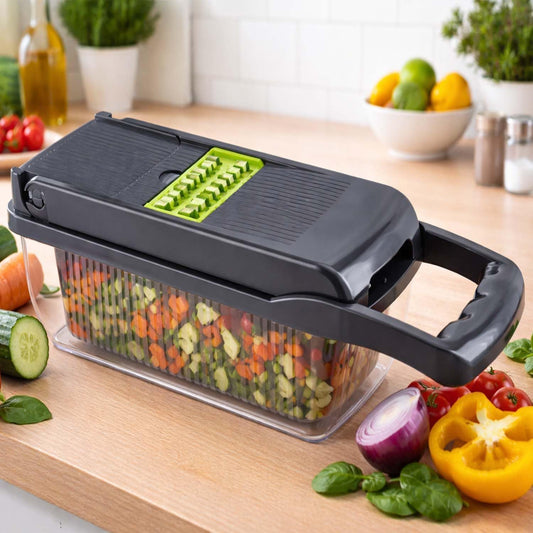 Alivio 12-in-1 Vegetable Chopper Cutter with Container