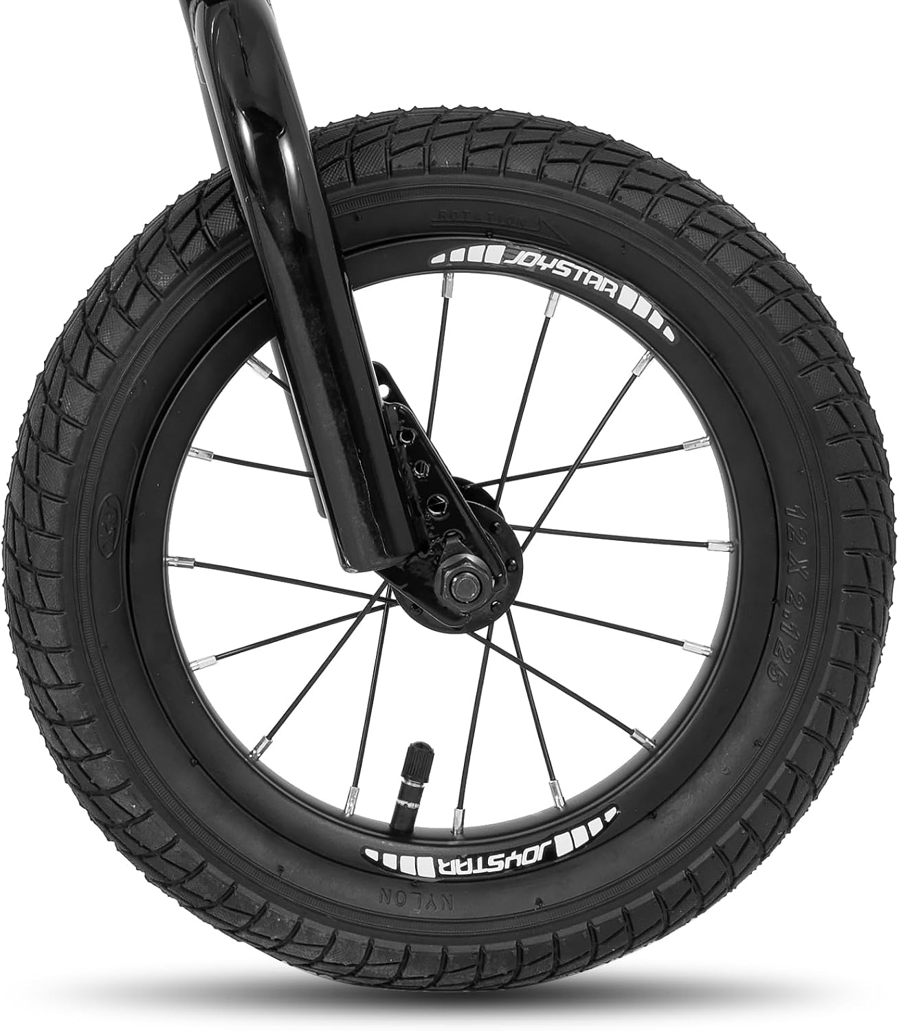 Kids Scooter with 16" Rubber Front Wheel - Dark Green