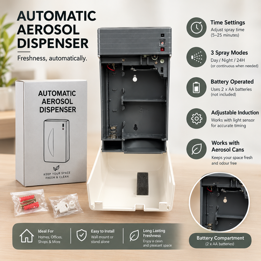 Automatic Aerosol Dispenser – Battery Operated Air Freshener