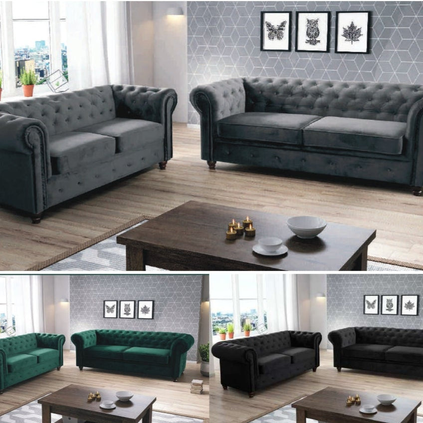 Chesterfield 3+2 Sofa Set