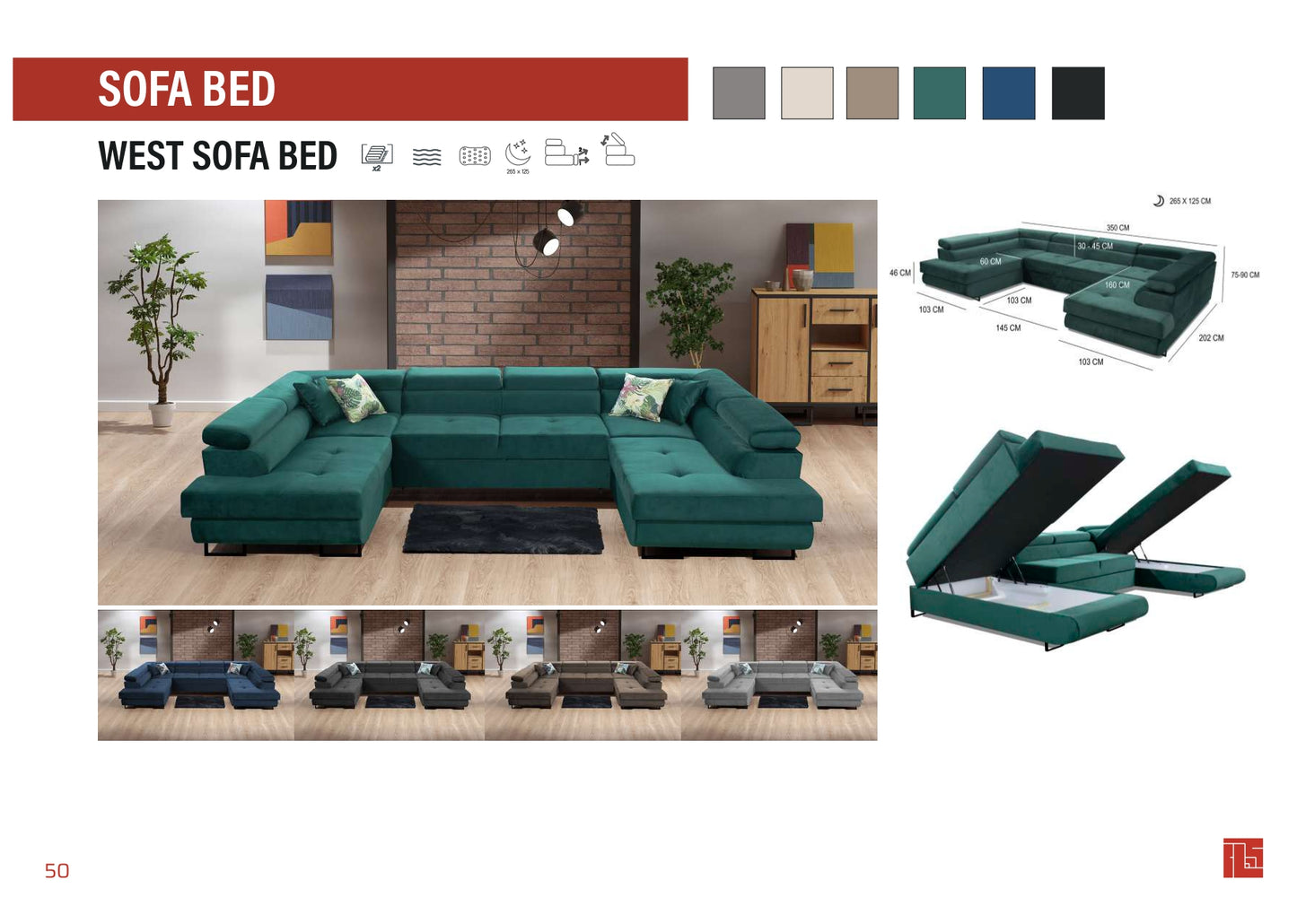 West Sofa Bed
