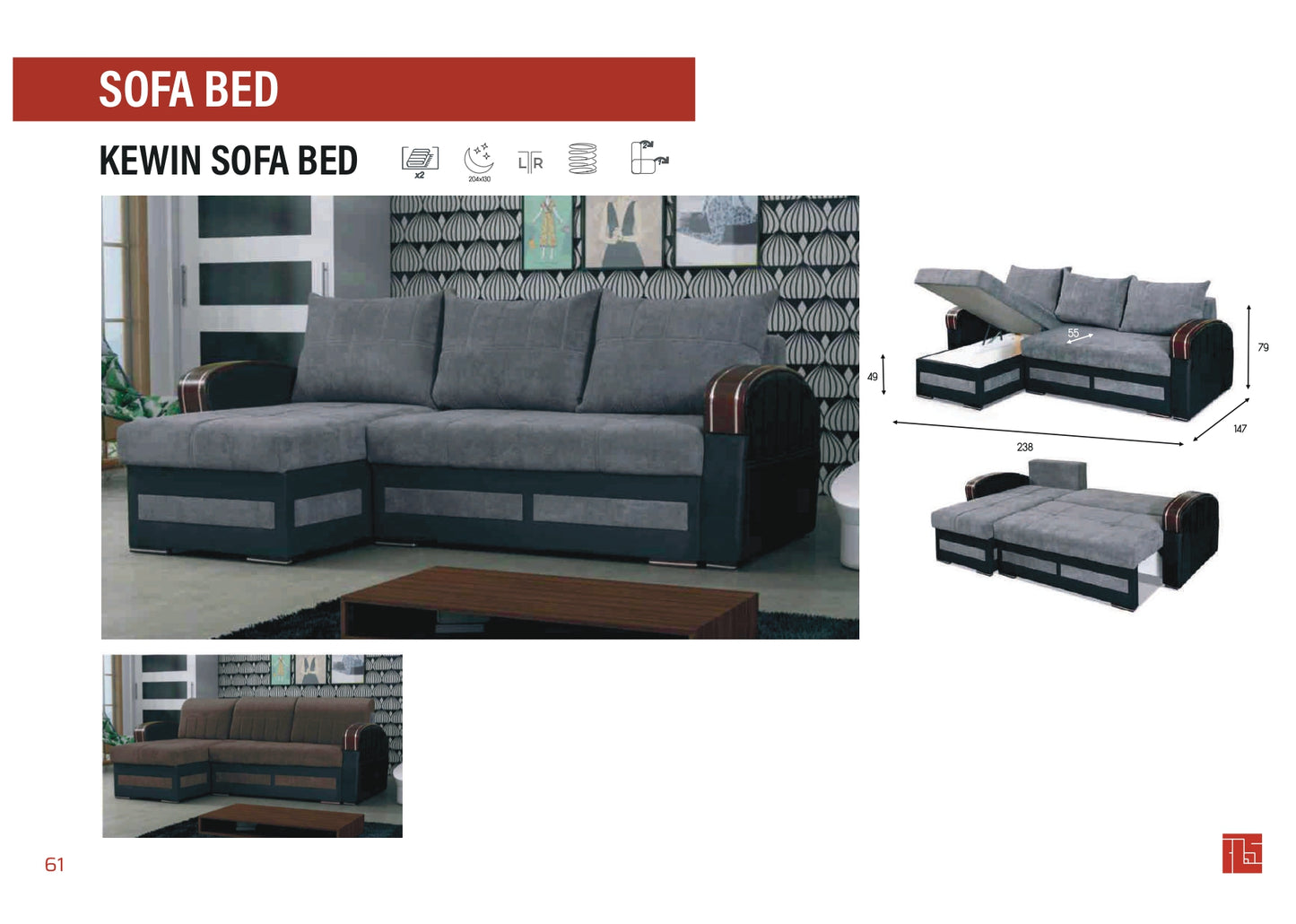Kewin Sofa Bed