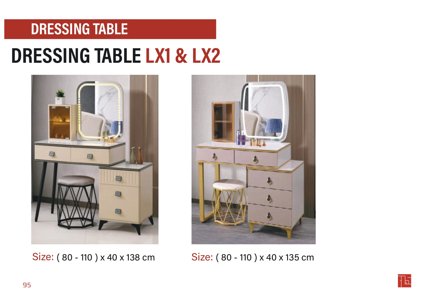 Dressing Table LX1 & LX2