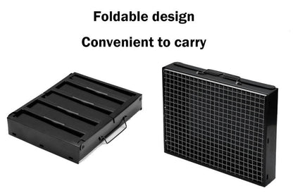 Portable Folding Charcoal Grill — Compact BBQ for Camping & Backyard