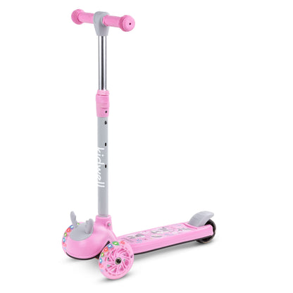 Kidwell ZOOCAR Deer 3-Wheel Balance Scooter with LED Light-Up Wheels – Kids Ages 3+