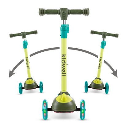 Kidwell ZOOCAR Deer 3-Wheel Balance Scooter with LED Light-Up Wheels – Kids Ages 3+