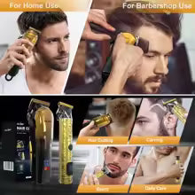 SEJOY Cordless Hair Clipper & Trimmer Kit for Men – Professional Barber Set with 9 Guards, LCD Display