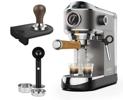 20 Bar Semi-Automatic Espresso Machine with Milk Frother – Espresso, Cappuccino & Latte