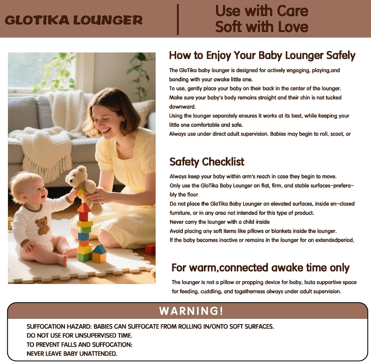 Violety Baby Nest & Lounger – 80×40cm Portable Newborn Lounger with Memory Foam Mat | Breathable 100% Cotton | Converts to Travel Backpack | 0–12 Months (White Elephant)