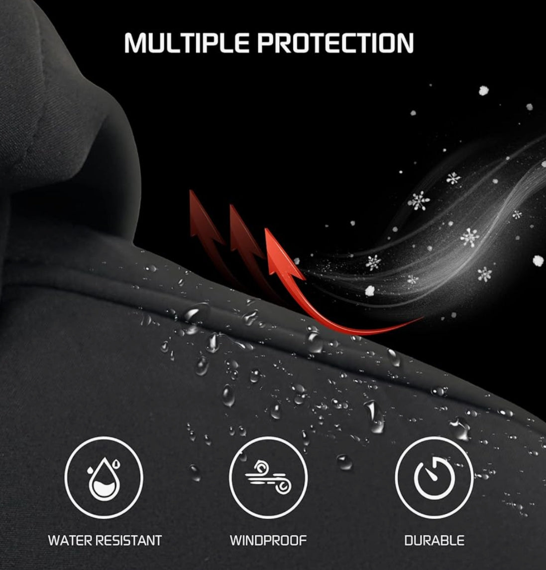 CONQUECO Heated Jacket Electric Hoodie Jacket With Battery Pack