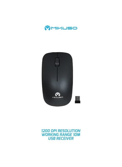 Mikuso KB-C019 Keyboard & Mouse Wireless Combo
