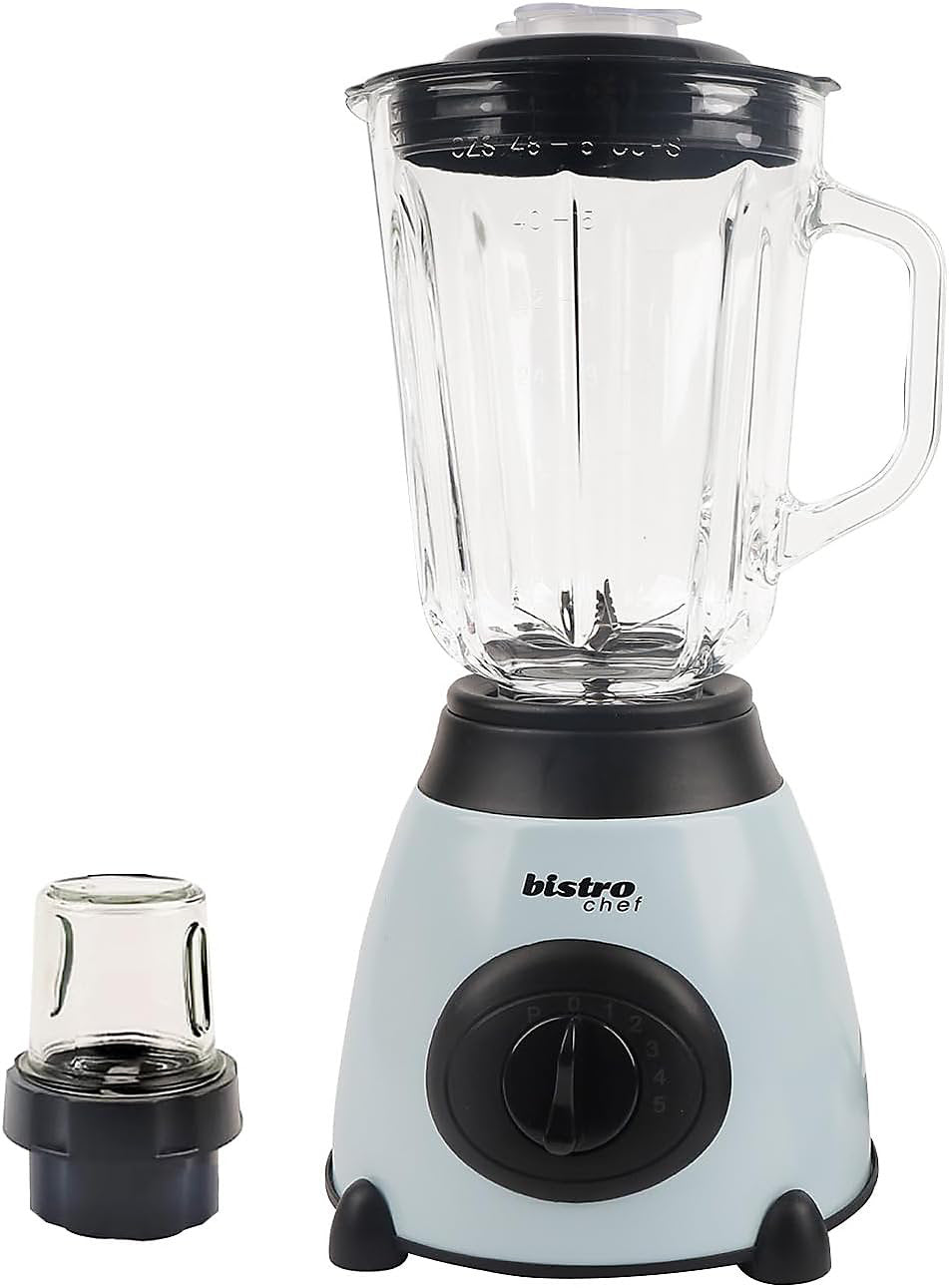 Bistro Chef 2-in-1 Ice Nuts Crushing Mixer Blender 850W (Blue)