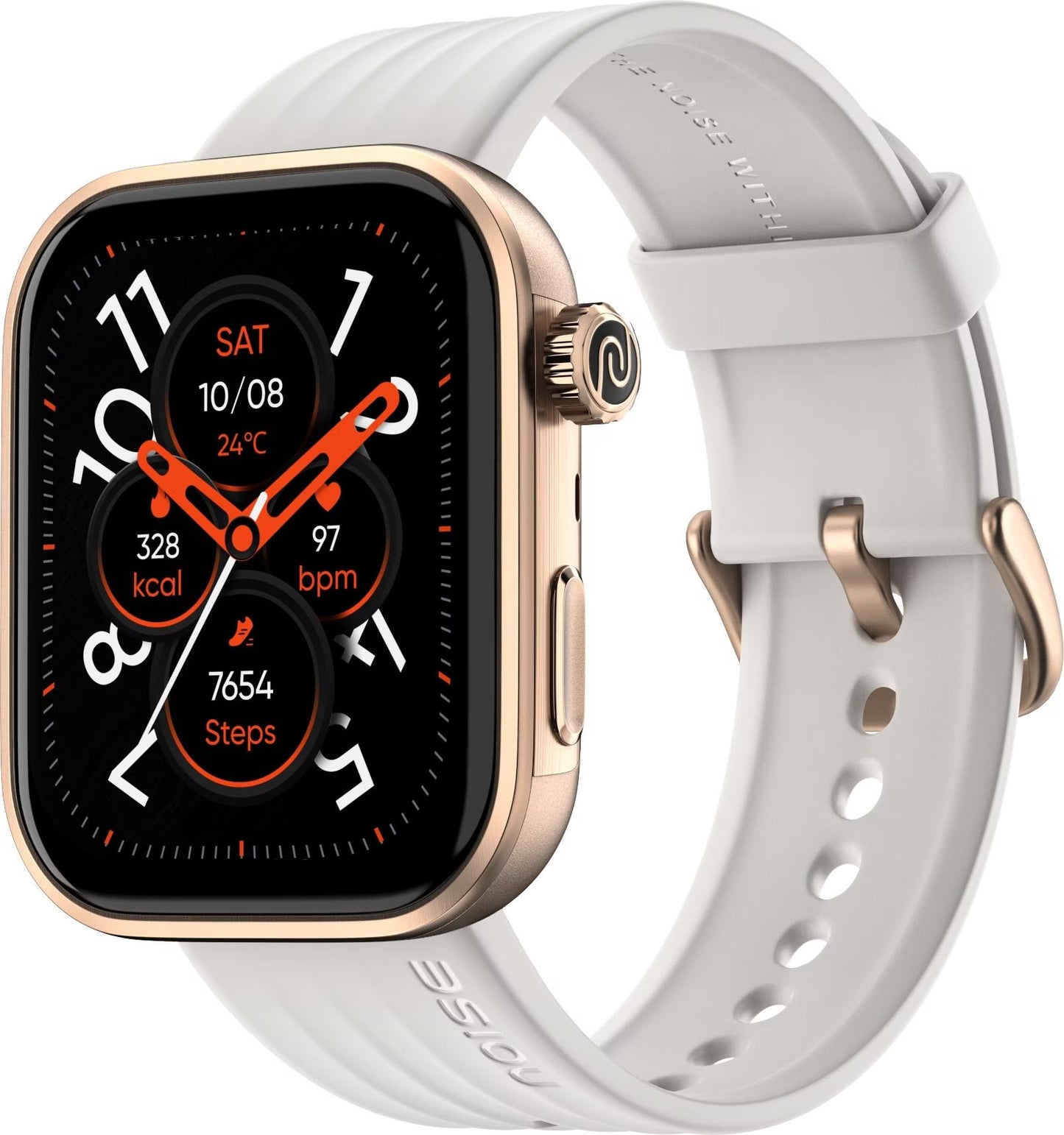 Noise ColorFit Pro 6 Smartwatch – 1.85" AMOLED Always-On Display, Bluetooth Calling, IP68, 7-Day Battery – Jet Black | Ivory Gold | Ice Blue