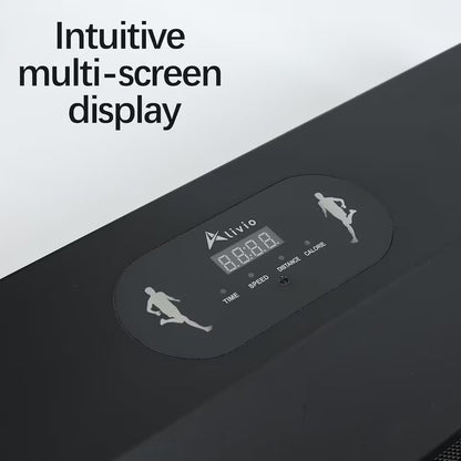 Alivio 2.5HP Under Desk Treadmill – Portable Walking Pad with Remote Control & LCD Display (Black)