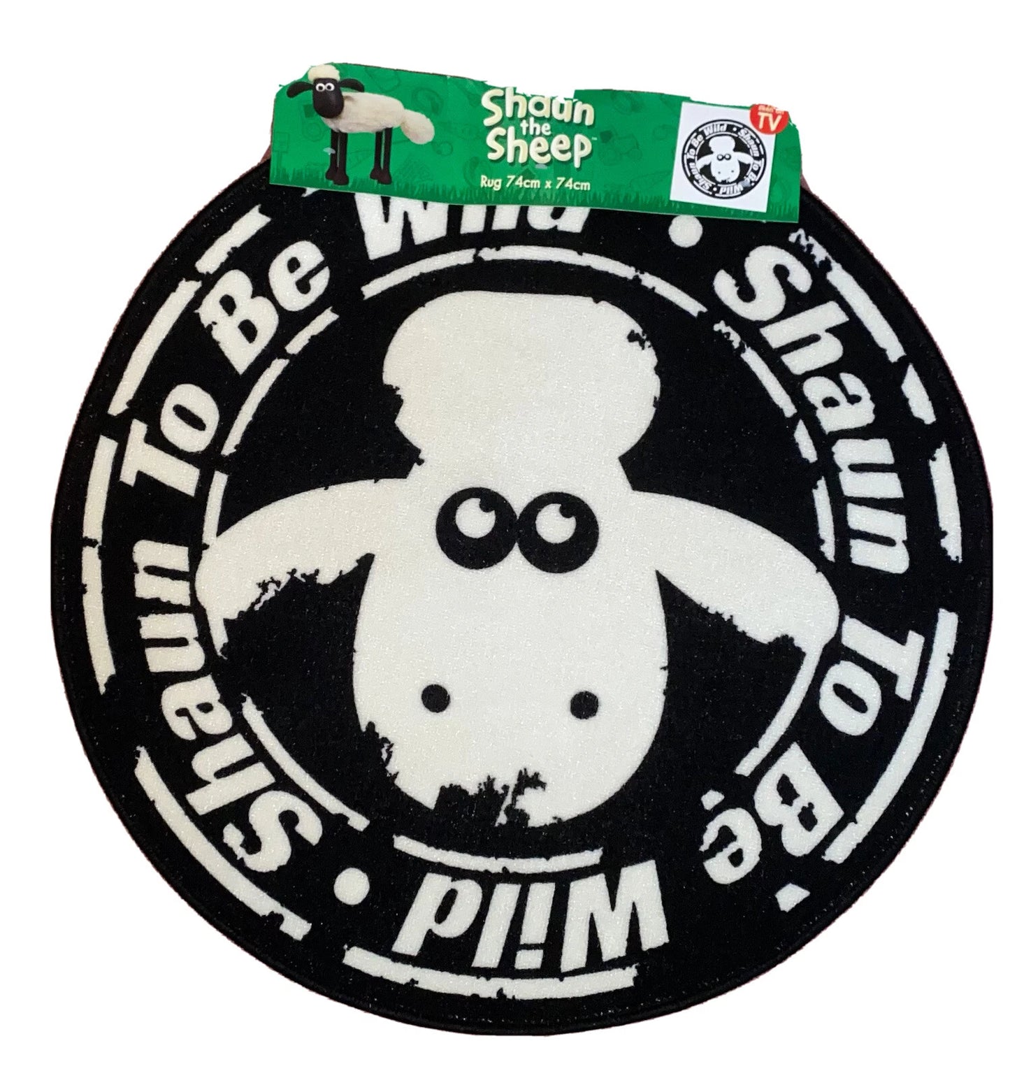 Shaun The Sheep Children’s Bedroom Character Rug, Play Mat With Free Cushion