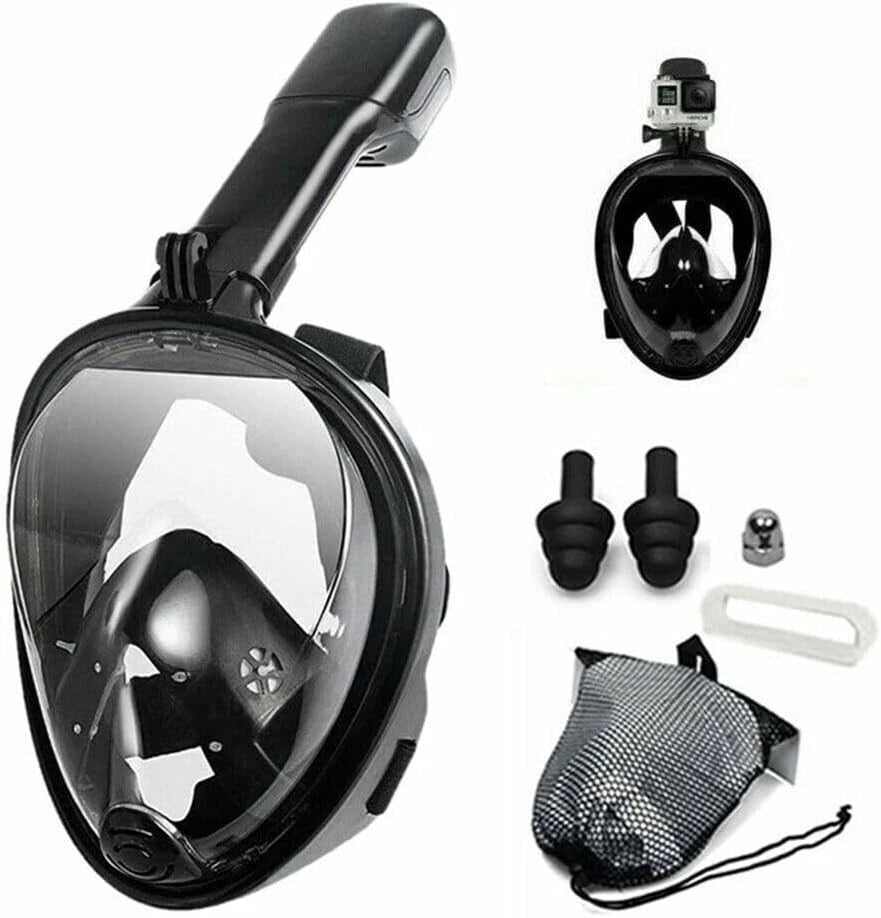 Snorkel Mask Anti Fog Full Face Swimming Diving Scuba Goggle Mask for Adult