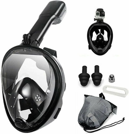 Snorkel Mask Anti Fog Full Face Swimming Diving Scuba Goggle Mask for Adult