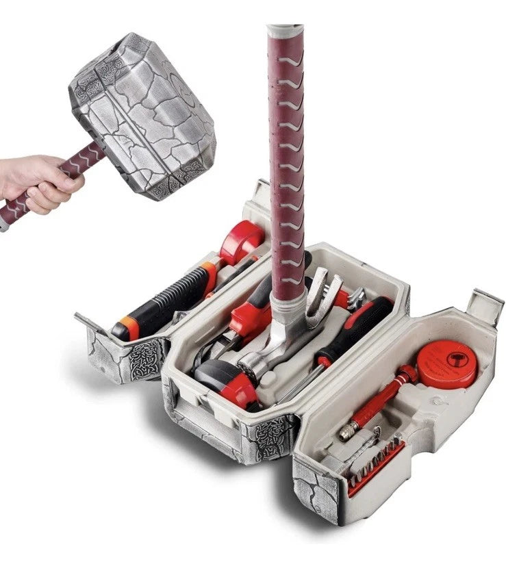 Hammer Tool Box - 28 Piece Hammer Tool Set Made of Real Metal for DIY and Car Repair