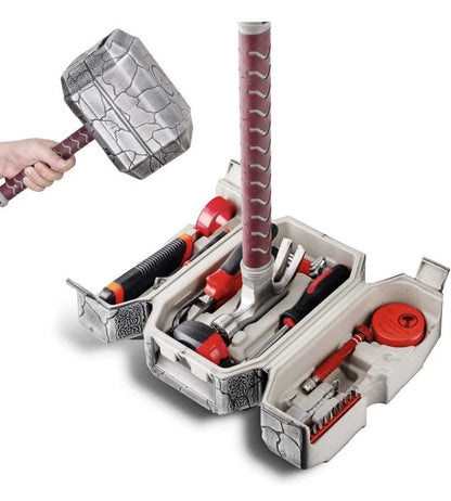 Hammer Tool Box - 28 Piece Hammer Tool Set Made of Real Metal for DIY and Car Repair
