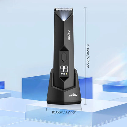 SEJOY Cordless Body Hair Trimmer – Electric Beard & Groin Shaver For Men UK