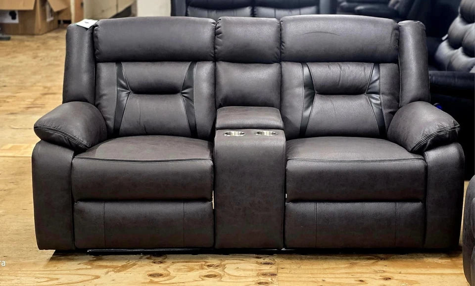 Generic Electric Recliner 3+2 seater Sofa-3 and 2 seater-Leather Sofa 3+2 Seater