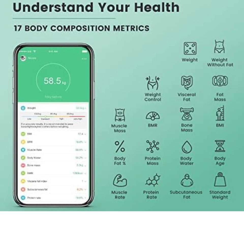BMI Body Weight Scale - Fit Track
