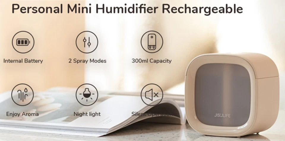 JISULIFE Mini Humidifier