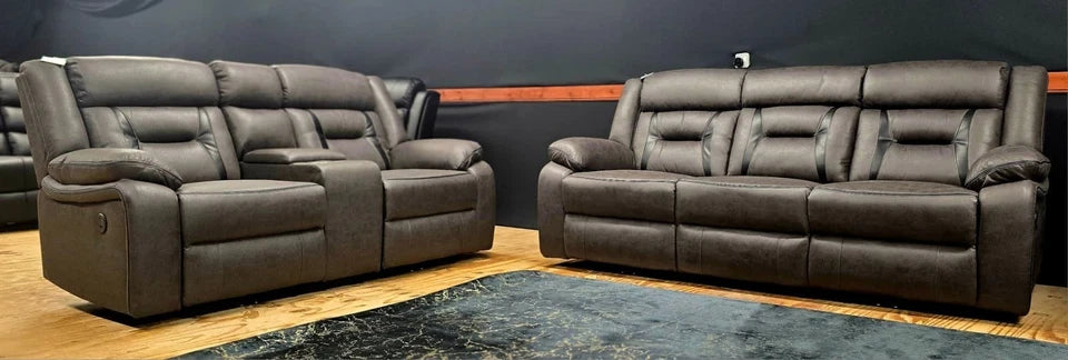 Generic Electric Recliner 3+2 seater Sofa-3 and 2 seater-Leather Sofa 3+2 Seater