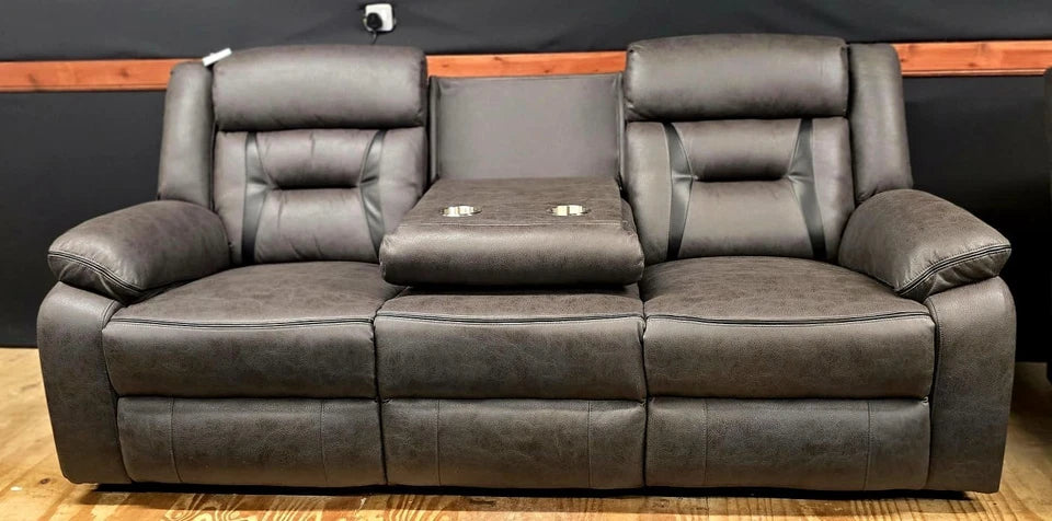 Generic Electric Recliner 3+2 seater Sofa-3 and 2 seater-Leather Sofa 3+2 Seater