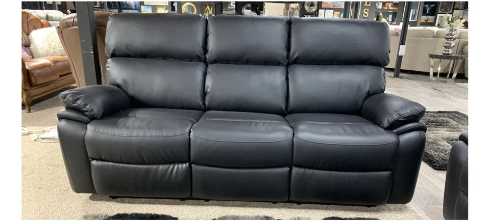 Valencia Leather Recliner Sofa 3+2 Seater-with Cupholders/Bluetooth/Wireless